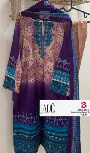 BIN SAEED HEAVY COTTON LUXURY COLLECTION 9 BY JADE